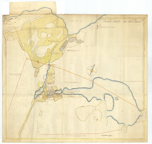 Abb. 11. Österbybruk, Karte von 1643, Lantmäteristyrelsens arkiv, B18-37:1