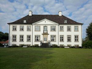 Gunderslevholm, Herrenhaus Ostfassade, 17.09.2023, ©Maria Mischke